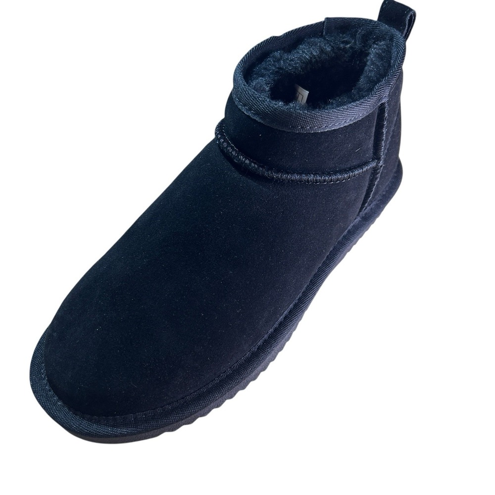 DREAM PAIRS Ankle Winter Mini Boots for Women Genuine Suede Faux Fur Lining SZ 7